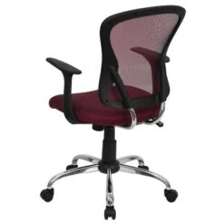 Flash Furniture Mid-Back Mesh Swivel Task Office Chair With Chrome Base And Arms -Flash Furniture GUEST 4e1dc308 ef4f 4746 9219 df47d965f8b4