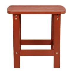 Flash Furniture Charlestown All-Weather Poly Resin Wood Commercial Grade Adirondack Side Table 23 Flash Furniture Charlestown All-Weather Poly Resin Wood Commercial Grade Adirondack Side Table -Flash Furniture GUEST 4f5f4b57 3c63 4161 86a3 016b21279a67