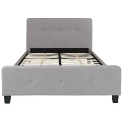 Flash Furniture Tribeca Full Size Tufted Upholstered Platform Bed In Light Gray Fabric -Flash Furniture GUEST 50393b7c 72b7 4247 afbb add0a2d89b88