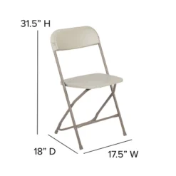 Flash Furniture Hercules™ Series Plastic Folding Chair - 10 Pack 650LB Weight Capacity -Flash Furniture GUEST 50c855a4 e4a3 4ceb 8058 4bc0facf7f56