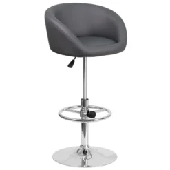 Flash Furniture Contemporary Adjustable Height Barstool With Barrel Back And Chrome Base 27 Flash Furniture Contemporary Adjustable Height Barstool With Barrel Back And Chrome Base -Flash Furniture GUEST 50dcba7e 4d31 4b4f ae33 7de46f42f337
