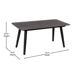 Flash Furniture Kierra Black All-Weather 4-Piece Woven Conversation Set With Gray Zippered Removable Cushions & Metal Coffee Table -Flash Furniture GUEST 50e2b223 97ca 4379 b732 d5f1cced33bf