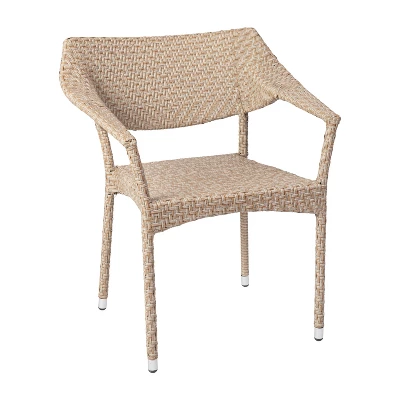 Flash Furniture Jace Commercial Grade Stacking Patio Chair, All Weather PE Rattan Wicker Patio Dining Chair 13 Flash Furniture Jace Commercial Grade Stacking Patio Chair, All Weather PE Rattan Wicker Patio Dining Chair - Image 11