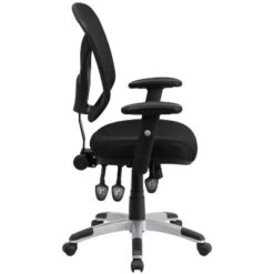 Flash Furniture Mid-Back Black Mesh Multifunction Swivel Ergonomic Task Office Chair With Adjustable Arms 17 Flash Furniture Mid-Back Black Mesh Multifunction Swivel Ergonomic Task Office Chair With Adjustable Arms -Flash Furniture GUEST 5131c71c 7d3c 4f90 b7d4 84403ed8f148