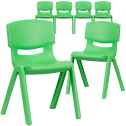 Flash Furniture 6 Pack Plastic Stackable School Chair With 13.25" Seat Height -Flash Furniture GUEST 5209e82e a7ee 45e9 885a 21ea56e266fe