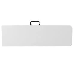 Flash Furniture 10.25''W X 71''L Bi-Fold Granite White Plastic Bench With Carrying Handle -Flash Furniture GUEST 52a671bf 5a95 4248 92b0 1d6802d449d3
