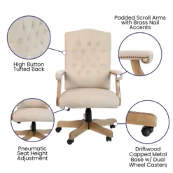 Flash Furniture Martha Washington Executive Swivel Office Chair With Arms 14 Flash Furniture Martha Washington Executive Swivel Office Chair With Arms -Flash Furniture GUEST 541110d4 cf73 450e 94d7 5cb428aae95e