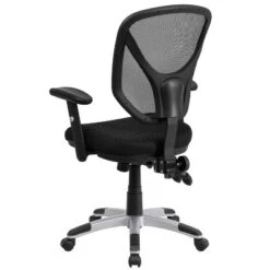 Flash Furniture Mid-Back Black Mesh Multifunction Swivel Ergonomic Task Office Chair With Adjustable Arms 16 Flash Furniture Mid-Back Black Mesh Multifunction Swivel Ergonomic Task Office Chair With Adjustable Arms -Flash Furniture GUEST 558cd771 192b 4c46 b5bb 469abfa77f26