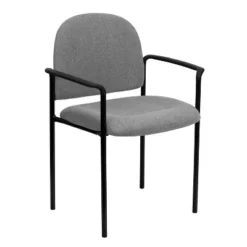 Flash Furniture Comfort Stackable Steel Side Reception Chair With Arms -Flash Furniture GUEST 56175f3b 2f84 4ef4 b77e b9bee48e4d1c