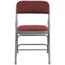 Flash Furniture 2 Pack HERCULES Series Curved Triple Braced & Double Hinged Fabric Upholstered Metal Folding Chair -Flash Furniture GUEST 57132b51 7650 4648 973d 24aea3919705