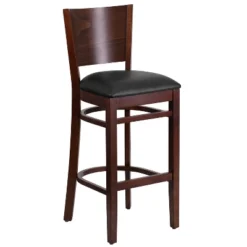 Flash Furniture Solid Back Wooden Restaurant Barstool -Flash Furniture GUEST 57a9cdfc 2b41 476a 9a2d 64aebb756a21