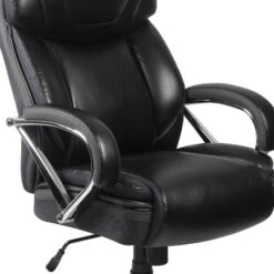 Flash Furniture HERCULES Series Big & Tall 500 Lb. Rated LeatherSoft Executive Swivel Ergonomic Office Chair With Extra Wide Seat -Flash Furniture GUEST 5811cc78 ccc5 47bf b95d 06894a412b76