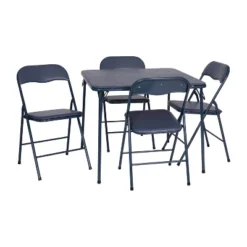 Flash Furniture 5 Piece Folding Card Table And Chair Set -Flash Furniture GUEST 5885137c 1266 4aec 85c9 27f2af5ed3fe