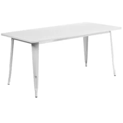 Flash Furniture Commercial Grade 31.5" X 63" Rectangular Metal Indoor-Outdoor Table -Flash Furniture GUEST 59b9bbfb 0bad 4591 ae3f 53b94c030eca