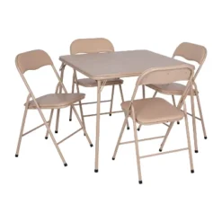 Flash Furniture 5 Piece Folding Card Table And Chair Set -Flash Furniture GUEST 59cb8e61 21c5 48c4 b714 6a2caee4ebed