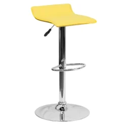 Flash Furniture Contemporary Vinyl Adjustable Height Barstool With Solid Wave Seat And Chrome Base 30 Flash Furniture Contemporary Vinyl Adjustable Height Barstool With Solid Wave Seat And Chrome Base -Flash Furniture GUEST 5a4830a1 7e78 4754 84fd 7d942be079bf