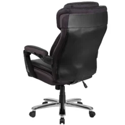 Flash Furniture HERCULES Series Big & Tall 500 Lb. Rated Black LeatherSoft Executive Swivel Ergonomic Office Chair With Adjustable Headrest -Flash Furniture GUEST 5ac3cd8c 2d7d 45cc b812 9ab8458b0c11