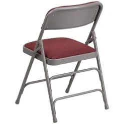 Flash Furniture 2 Pack HERCULES Series Curved Triple Braced & Double Hinged Fabric Upholstered Metal Folding Chair -Flash Furniture GUEST 5bdec683 1e13 4b6a 9988 de5e444333f0