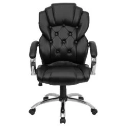 Flash Furniture High Back Transitional Style Black LeatherSoft Executive Swivel Office Chair With Arms -Flash Furniture GUEST 5d4a99bc a457 46ca af14 bacee439f0f2
