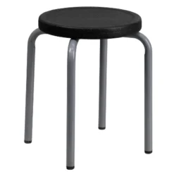 Flash Furniture Stackable Stool With Silver Powder Coated Frame 9 Flash Furniture Stackable Stool With Silver Powder Coated Frame -Flash Furniture GUEST 5e04ef43 cfcb 4790 a9ce 4eb042bdbde3