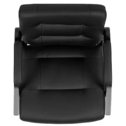 Flash Furniture Darwin Flash Fundamentals Black LeatherSoft Executive Reception Chair With Black Metal Frame -Flash Furniture GUEST 5e2b2593 0955 4f5d bdf0 419f1b001129