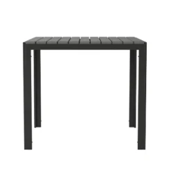 Flash Furniture Harris Commercial Grade Indoor/Outdoor Black Square Steel Patio Dining Table For 4 With Black Poly Resin Slatted Top 21 Flash Furniture Harris Commercial Grade Indoor/Outdoor Black Square Steel Patio Dining Table For 4 With Black Poly Resin Slatted Top -Flash Furniture GUEST 5e806005 b381 4a3f b3ca c54ad26703a1