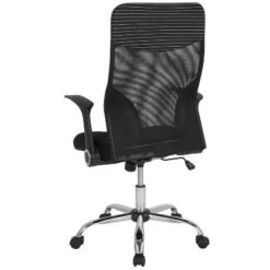 Flash Furniture Milford High Back Ergonomic Office Chair With Contemporary Mesh Design In Black And White -Flash Furniture GUEST 5f5aa26b 605d 4685 931c f9144defc082