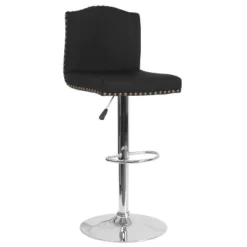 Flash Furniture Bellagio Contemporary Adjustable Height Crown Back Barstool With Accent Nail Trim 37 Flash Furniture Bellagio Contemporary Adjustable Height Crown Back Barstool With Accent Nail Trim -Flash Furniture GUEST 5f88f60f 2f77 4192 93b7 4c76758e4268