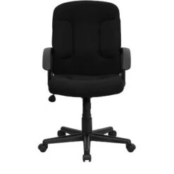 Mid-Back Black Fabric Executive Swivel Office Chair With Nylon Arms Black - Flash Furniture 9 Mid-Back Black Fabric Executive Swivel Office Chair With Nylon Arms Black - Flash Furniture -Flash Furniture GUEST 5fa97371 fc03 45e9 aa81 f98fdfd1e053