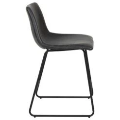 Flash Furniture 24 Inch Commercial Grade LeatherSoft Counter Height Barstools, Set Of 2 -Flash Furniture GUEST 5fad9f6d 253b 4905 b734 c5841aa452b1