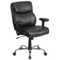 Flash Furniture HERCULES Series Big & Tall 400 Lb. Rated Swivel Ergonomic Task Office Chair With Clean Line Stitching And Adjustable Arms -Flash Furniture GUEST 606b917c aecf 4dc7 9e6b fcf5d215c1a7