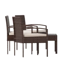 Flash Furniture Aransas Series 4 Piece Patio Set With Steel Frame And Cushions -Flash Furniture GUEST 60ecae5c deec 45c9 b278 aa8e8f5d103f
