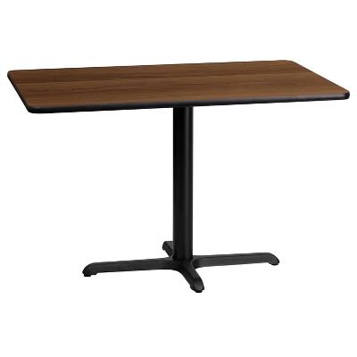Flash Furniture 24'' X 42'' Rectangular Laminate Table Top With 23.5'' X 29.5'' Table Height Base 7 Flash Furniture 24'' X 42'' Rectangular Laminate Table Top With 23.5'' X 29.5'' Table Height Base - Image 5