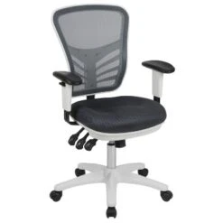 Flash Furniture Mid-Back Mesh Multifunction Executive Swivel Ergonomic Office Chair With Adjustable Arms -Flash Furniture GUEST 6133794d c274 4991 88ea ccadaa7ecbaa