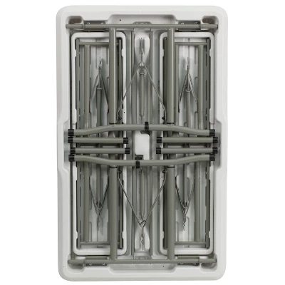 Flash Furniture 3 Piece Portable Plastic Folding Bench And Table Set 10 Flash Furniture 3 Piece Portable Plastic Folding Bench And Table Set - Image 8