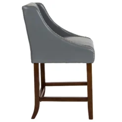 Flash Furniture Carmel Series 24" High Transitional Wood Counter Height Stool With Accent Nail Trim 21 Flash Furniture Carmel Series 24" High Transitional Wood Counter Height Stool With Accent Nail Trim -Flash Furniture GUEST 6211ab4d b4ec 484b 8f85 86f8341066b9