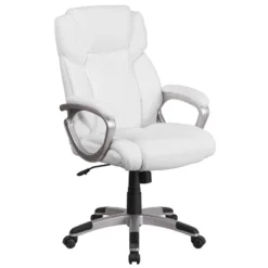 Flash Furniture Mid-Back LeatherSoftSoft Executive Swivel Office Chair With Padded Arms -Flash Furniture GUEST 626ab92d 5df2 49e4 9b4e 358bc4618253