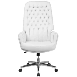 Flash Furniture High Back Traditional Tufted LeatherSoft Executive Swivel Office Chair With Silver Welt Arms -Flash Furniture GUEST 639d396c 4bf0 482f b992 31e8280210f6