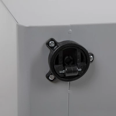 Flash Furniture Ergonomic 3-Drawer Mobile Locking Filing Cabinet With Anti-Tilt Mechanism And Hanging Drawer For Legal & Letter Files 9 Flash Furniture Ergonomic 3-Drawer Mobile Locking Filing Cabinet With Anti-Tilt Mechanism And Hanging Drawer For Legal & Letter Files - Image 7