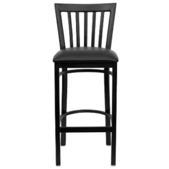Flash Furniture Black School House Back Metal Restaurant Barstool -Flash Furniture GUEST 644a5ed4 43ca 4b02 b485 6e9d57e23885