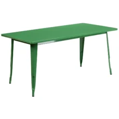Flash Furniture Commercial Grade 31.5" X 63" Rectangular Metal Indoor-Outdoor Table -Flash Furniture GUEST 644d3fee ee01 4b0f 9693 56a26f919777