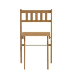 Flash Furniture Indoor/Outdoor Solid Acacia Wood Folding Bistro Chairs In Natural - Set Of 2 19 Flash Furniture Indoor/Outdoor Solid Acacia Wood Folding Bistro Chairs In Natural - Set Of 2 -Flash Furniture GUEST 64624892 858e 4377 96de 04918efcd800