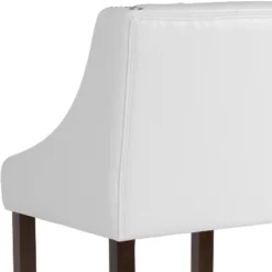Flash Furniture Carmel Series 30" High Transitional Tufted Walnut Barstool With Accent Nail Trim 18 Flash Furniture Carmel Series 30" High Transitional Tufted Walnut Barstool With Accent Nail Trim -Flash Furniture GUEST 656e90a3 6e3e 4746 95a4 acfed3d39b2a