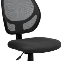 Flash Furniture Low Back Gray Mesh Swivel Task Office Chair With Curved Square Back -Flash Furniture GUEST 68c8136a 394f 4e3e 8c4f 4b0d9e877b64