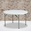 Flash Furniture 4-Foot Round Granite White Plastic Folding Table 1 Flash Furniture 4-Foot Round Granite White Plastic Folding Table -Flash Furniture GUEST 696c30fa 9cca 4103 8cb4 1a7cc42e4274
