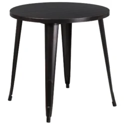 Flash Furniture Commercial Grade 30" Round Metal Indoor-Outdoor Table -Flash Furniture GUEST 6a1ab3c8 90a2 4bdf 966c 115cef195b23