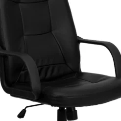 Flash Furniture Holly High Back Black Glove Vinyl Executive Swivel Office Chair With Arms -Flash Furniture GUEST 6a439900 6633 44a7 8e19 a648308a3976