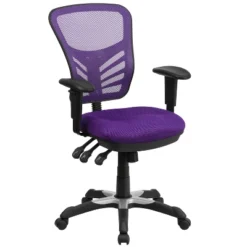 Flash Furniture Mid-Back Mesh Multifunction Executive Swivel Ergonomic Office Chair With Adjustable Arms -Flash Furniture GUEST 6a4a0519 23ea 4eb5 88a8 96fa238c0fce