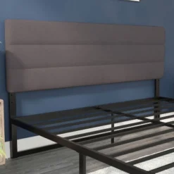 Flash Furniture Paxton Channel Stitched Upholstered Headboard, Adjustable Height From 44.5" To 57.25" -Flash Furniture GUEST 6b77c4f3 237d 4918 a2f8 6a10861f8039
