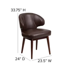 Flash Furniture Comfort Back Series Side Reception Chair With Walnut Legs 20 Flash Furniture Comfort Back Series Side Reception Chair With Walnut Legs -Flash Furniture GUEST 6c2f7316 f8eb 448a a03a 524ee7badd0a